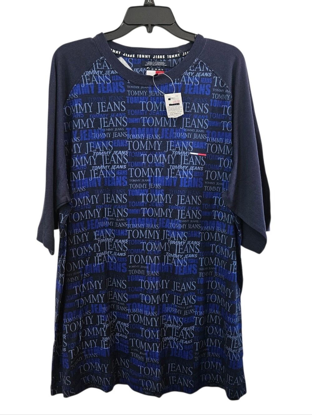 Tommy Hilfiger Tommy Jeans Logo Shirt Blue NWT